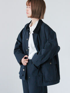 希少 黒入荷！ セール】 catalog 襟配色ハンティングジャケット《2025spring ジャケット・アウター