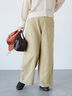 ワークストレートパンツ《2025spring catalog item》（オフホワイト/ベージュ/ネイビー）｜Lugnoncure（ルノンキュール）通販
