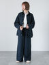 ワークストレートパンツ《2025spring catalog item》（オフホワイト/ベージュ/ネイビー）｜Lugnoncure（ルノンキュール）通販