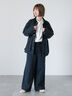 ワークストレートパンツ《2025spring catalog item》（オフホワイト/ベージュ/ネイビー）｜Lugnoncure（ルノンキュール）通販