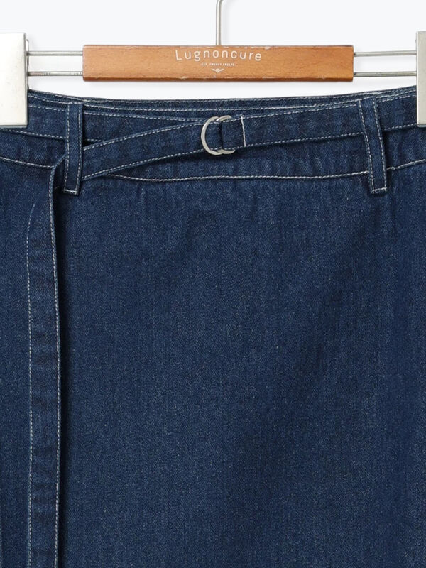セール】 ラップ風デニムスカート《2025spring catalog item
