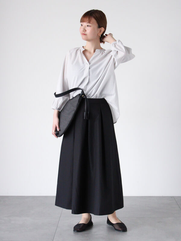 leilian - レリアン 美品 スキッパーシャツ ブラウス 七分袖 オーバーサイズ 9 leilian - レリアン 美品 スキッパーシャツ ブラウス 七分袖