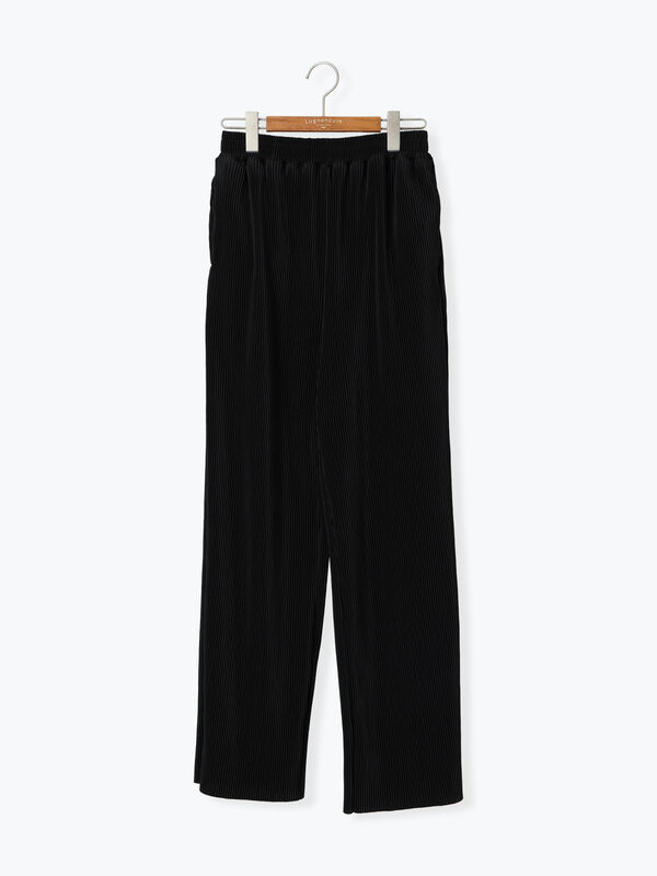 セール】 【セルフカット】柄アソートプリーツパンツ（オフホワイト