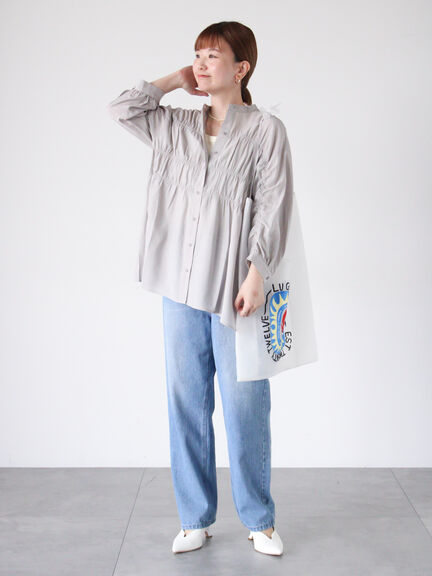 刺繍マルシェバッグ《2025spring catalog item》（オフホワイト/ピンク/オレンジ）｜Lugnoncure（ルノンキュール）通販