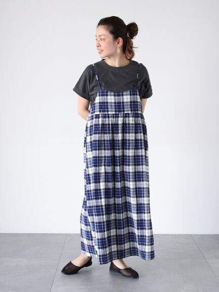 ピグメント加工グリッタープリントTシャツ（チャコールグレー/モカ/ブルー）｜Lugnoncure（ルノンキュール）通販