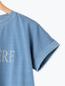 ピグメント加工グリッタープリントTシャツ（チャコールグレー/モカ/ブルー）｜Lugnoncure（ルノンキュール）通販