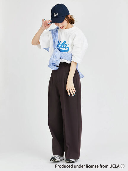 【UCLA】テールロゴTシャツ（オフホワイト/ブラック）｜Lugnoncure（ルノンキュール）通販