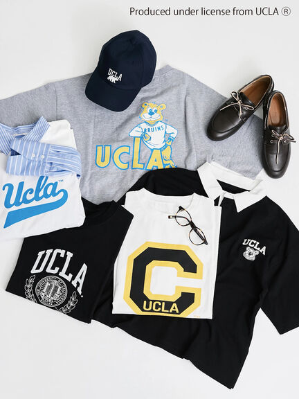 【UCLA】テールロゴTシャツ（オフホワイト/ブラック）｜Lugnoncure（ルノンキュール）通販