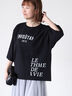 リメイク風プリントTシャツ（オフホワイト/チャコールグレー/ブラック）｜Lugnoncure（ルノンキュール）通販