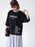リメイク風プリントTシャツ（オフホワイト/チャコールグレー/ブラック）｜Lugnoncure（ルノンキュール）通販