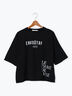 リメイク風プリントTシャツ（オフホワイト/チャコールグレー/ブラック）｜Lugnoncure（ルノンキュール）通販