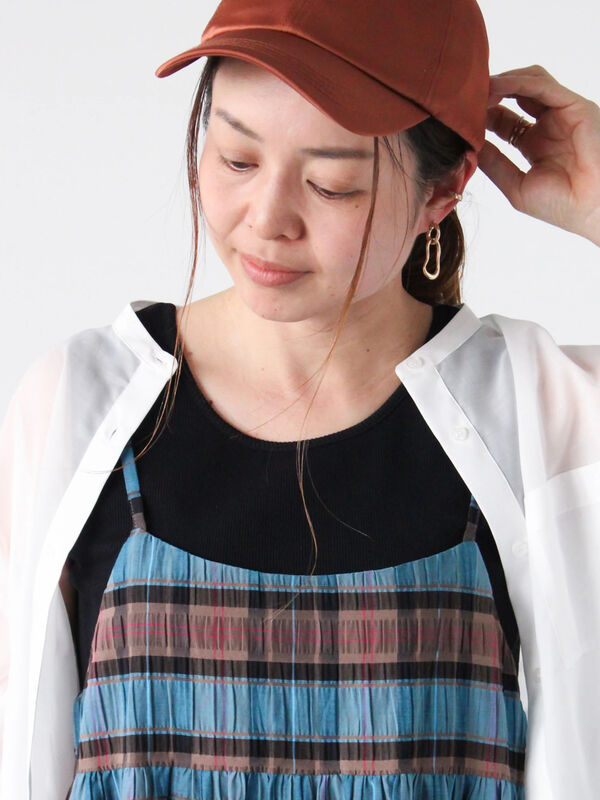 前後2WAYテレコタンクトップ《2025summer catalog item》（ブラック）｜Lugnoncure（ルノンキュール）通販