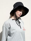 サッカー地リボン付きバケットハット《2025summer catalog item》（ブラック）｜Lugnoncure（ルノンキュール）通販