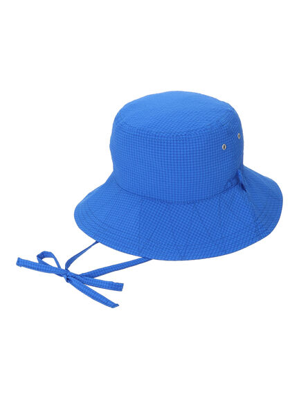 サッカー地リボン付きバケットハット《2025summer catalog item》（ブラック/ベージュ/ブルー）｜Lugnoncure（ルノンキュール）通販