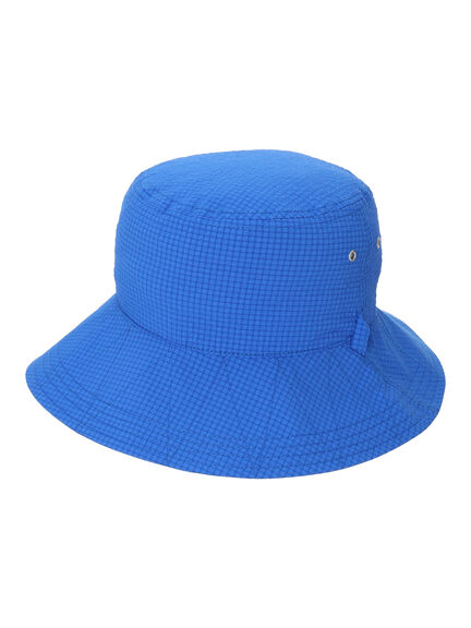 サッカー地リボン付きバケットハット《2025summer catalog item》（ブラック/ベージュ/ブルー）｜Lugnoncure（ルノンキュール）通販