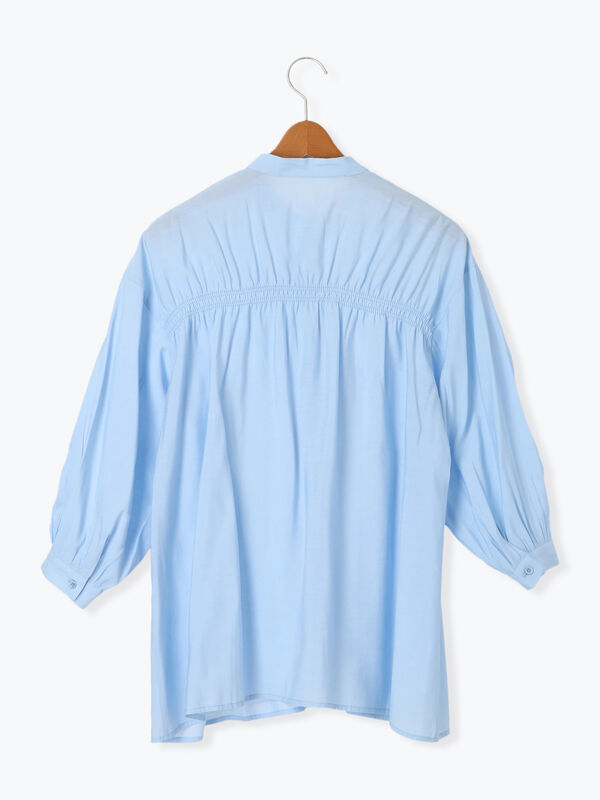 Curensology <&RC>バンドカラーシャツ　ブルー &RC＞バンドカラーシャツ | [公式]カレンソロジー（Curensology