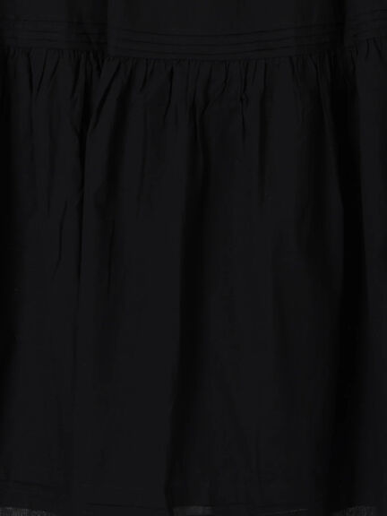 ピンタックギャザースカート《2025spring catalog item》（オフホワイト/ブラック）｜Lugnoncure（ルノンキュール）通販