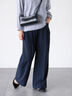 タックワイドパンツ《2025spring catalog item》（ネイビー）｜Lugnoncure（ルノンキュール）通販