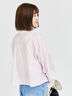 MIXストライプクロップドシャツ《2025spring catalog item》（ピンク/ブルー）｜Lugnoncure（ルノンキュール）通販