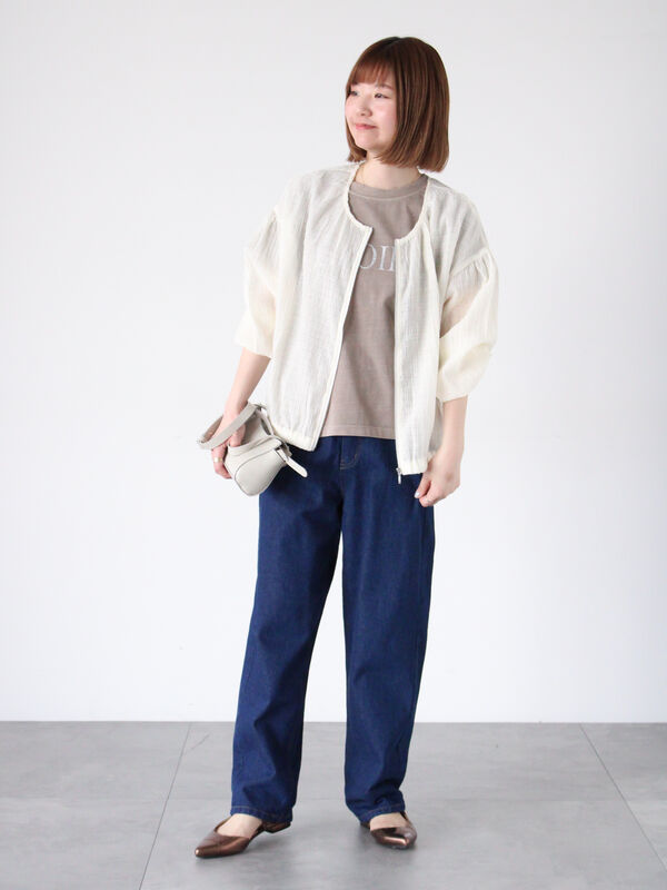 ATTACHMENT 23AW ノーカラーブルゾン ATTACHMENT 23AW ノーカラーブルゾン（ATTACHMENT