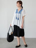 麻調タックハーフパンツ《2025summer catalog item》（オフホワイト/ブラック/ベージュ）｜Lugnoncure（ルノンキュール）通販