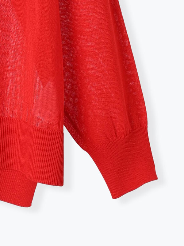 接触冷感】リラックスVネックカーディガン（オフホワイト