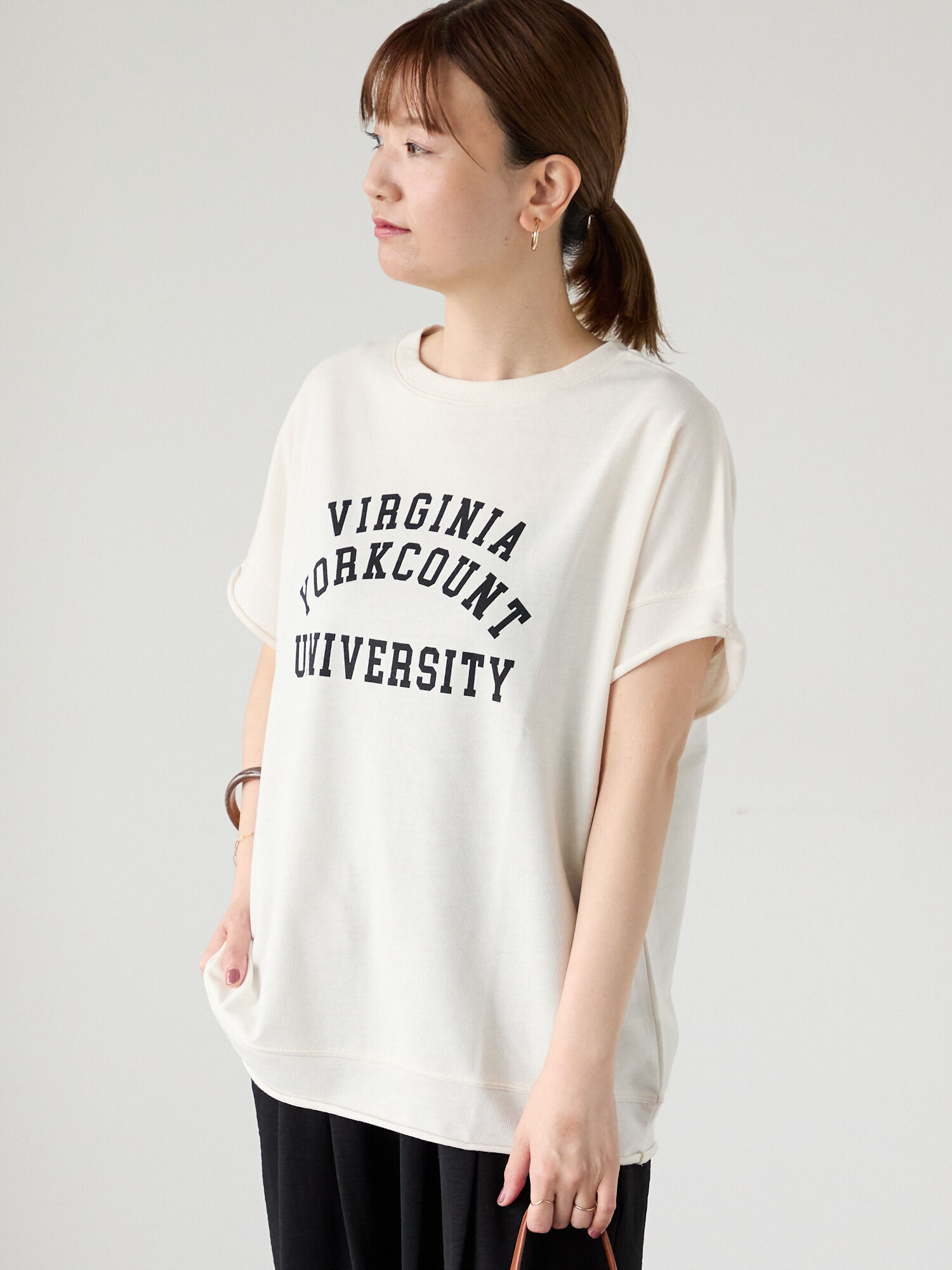 tシャツ ミニ裏毛×ローンコンビトップス レディース coca tシャツ ミニ裏毛ラグランTシャツ レディース : ZOZOTOWN