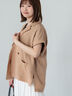 麻調フレンチスリーブジャケット《2025summer catalog item》（ブラック/ベージュ/オレンジ）｜Lugnoncure（ルノンキュール）通販