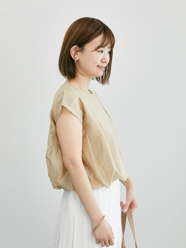 セール】 裾バルーントップス《2025summer catalog item》(オフ セール】 裾バルーントップス《2025summer catalog item》(オフ