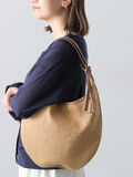 雑材ムーンバッグ《2025summer catalog item》（ベージュ）｜Lugnoncure（ルノンキュール）通販