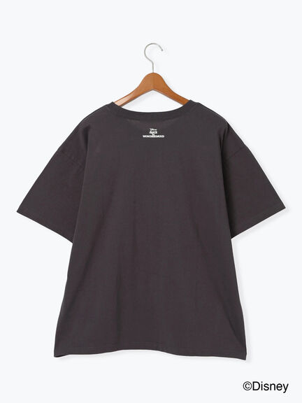 【Disney】ふしぎの国のアリス/プリントTシャツ2（オフホワイト/チャコールグレー）｜Lugnoncure（ルノンキュール）通販