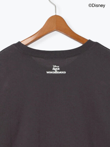 【Disney】ふしぎの国のアリス/プリントTシャツ2（オフホワイト/チャコールグレー）｜Lugnoncure（ルノンキュール）通販