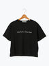 【接触冷感】筆記体ロゴプリントTシャツ《2025summer catalog item》（オフホワイト/ブラック/レッド）｜Lugnoncure（ルノンキュール）通販
