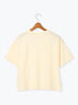 【接触冷感】ランダムロゴプリントTシャツ（オフホワイト/チャコールグレー/キナリ）｜Lugnoncure（ルノンキュール）通販