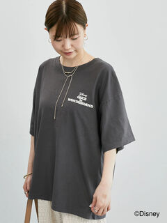 アルベロベロ ・不思議の国のアリス図柄カットソー・美品 セール】 【Disney】ふしぎの国のアリス/プリントTシャツ1（オフ