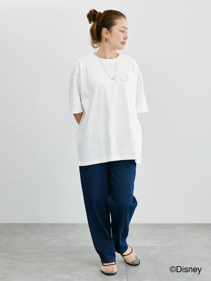 【Disney】ふしぎの国のアリス/プリントTシャツ1（オフホワイト/チャコールグレー）｜Lugnoncure（ルノンキュール）通販