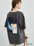 【Disney】ふしぎの国のアリス/プリントTシャツ1（オフホワイト/チャコールグレー）｜Lugnoncure（ルノンキュール）通販