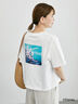 【Disney】ふしぎの国のアリス/プリントTシャツ3（オフホワイト/チャコールグレー）｜Lugnoncure（ルノンキュール）通販