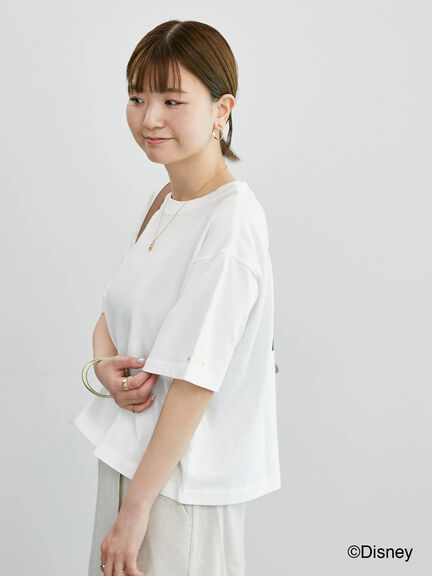 【Disney】ふしぎの国のアリス/プリントTシャツ3（オフホワイト/チャコールグレー）｜Lugnoncure（ルノンキュール）通販