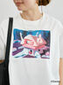 【Disney】ふしぎの国のアリス/プリントTシャツ4（オフホワイト/チャコールグレー）｜Lugnoncure（ルノンキュール）通販