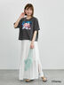 【Disney】ふしぎの国のアリス/プリントTシャツ4（オフホワイト/チャコールグレー）｜Lugnoncure（ルノンキュール）通販