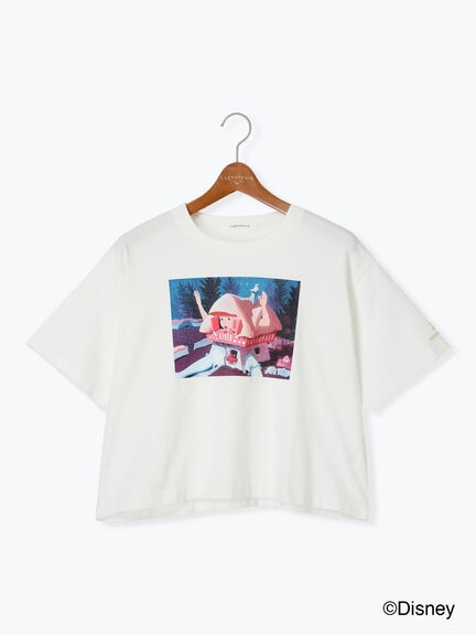 【Disney】ふしぎの国のアリス/プリントTシャツ4（オフホワイト/チャコールグレー）｜Lugnoncure（ルノンキュール）通販
