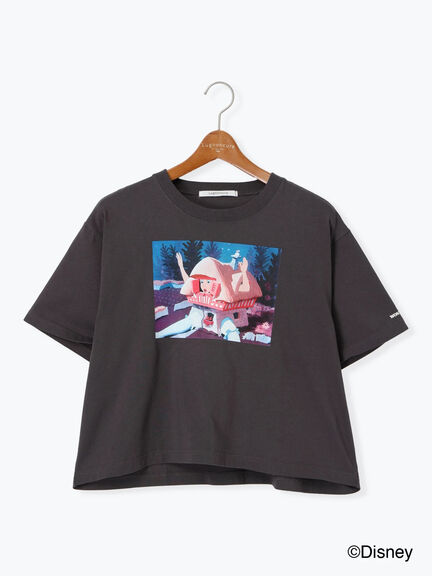 【Disney】ふしぎの国のアリス/プリントTシャツ4（オフホワイト/チャコールグレー）｜Lugnoncure（ルノンキュール）通販