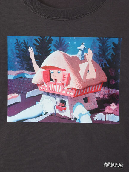 【Disney】ふしぎの国のアリス/プリントTシャツ4（オフホワイト/チャコールグレー）｜Lugnoncure（ルノンキュール）通販