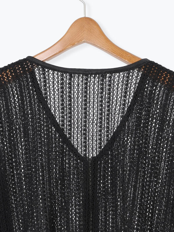 セール】 レースドルマンブルゾン（オフホワイト/ブラック