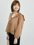 セーラーカラーシアーシャツ《2025summer catalog item》（ブラウン）｜Lugnoncure（ルノンキュール）通販