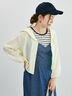 セーラーカラーシアーシャツ《2025summer catalog item》（オフホワイト/ブラウン/イエロー）｜Lugnoncure（ルノンキュール）通販