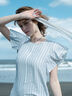 ストライプサッカーワンピース《2025summer catalog item》（オフホワイト）｜Lugnoncure（ルノンキュール）通販