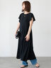 ストライプサッカーワンピース《2025summer catalog item》（ブラック）｜Lugnoncure（ルノンキュール）通販