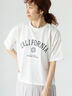【接触冷感】カレッジ風ロゴTシャツ（オフホワイト/グレー/チャコールグレー）｜Lugnoncure（ルノンキュール）通販